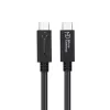 MicroConnect ECO-USB3.2CC1 USB kabelis USB-C 1 m melns USB 3.2 Gen 2x2