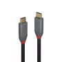 Lindy 0,5 m USB 3.2 Type C uz C kabelis, 20 Gbps, 5 A, PD, Anthra Line
