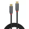 Lindy 0,5 m USB 3.2 Type C uz C kabelis, 20 Gbps, 5 A, PD, Anthra Line