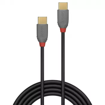 USB 2.0 Type C uz C kabelis Lindy 36870 0.5m Anthra Line