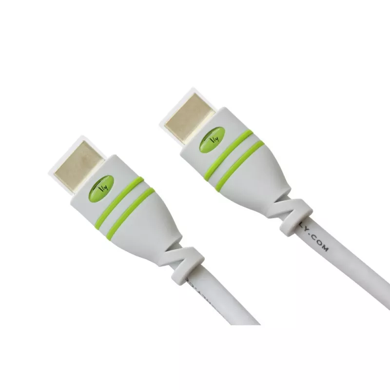 Techly 3m High Speed HDMI kabelis ar Ethernet A/A M/M Balts ICOC HDMI-4-030WH