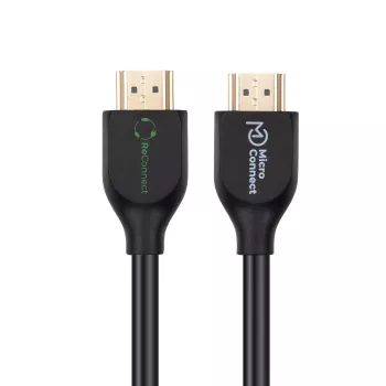 Microconnect ECO-MC-HDM19190.5V2.0 HDMI kabelis 0.5 m HDMI Type A (Standarta) Melns