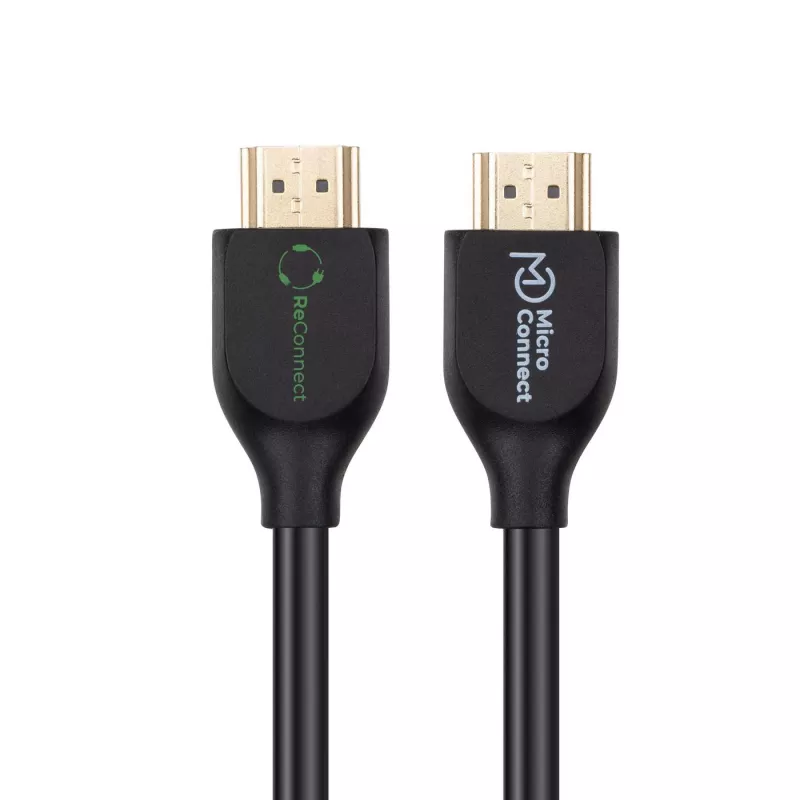 Microconnect ECO-MC-HDM19191V2.0 HDMI kabelis 1 m HDMI Type A (standarta) Melns