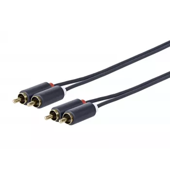 Vivolink PRORCARCA20 audio kabelis 20 m 2 x RCA Melns