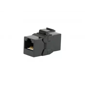 Keystone starpsavienotājs EQUIP Cat.6A neekranēts, RJ-45, plakans, melns, 8 gab.