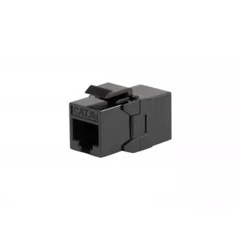 Keystone starpsavienotājs EQUIP Cat.6A neekranēts, RJ-45, plakans, melns, 8 gab.