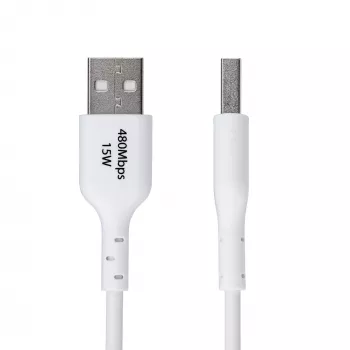 StarTech.com 1m USB-A uz USB-C uzlādes kabelis, uzlāde un sinhronizācija, 3A, USB 2.0, TPE apvalks - balts