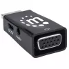 Manhattan HDMI uz VGA pārveidotājs (ar Audio), 1080p, Vīrietis uz Sievieti, Mikro-USB barošanas ieeja, Melns, Trīs gadu garantija