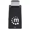 Manhattan HDMI uz VGA pārveidotājs (ar Audio), 1080p, Vīrietis uz Sievieti, Mikro-USB barošanas ieeja, Melns, Trīs gadu garantija