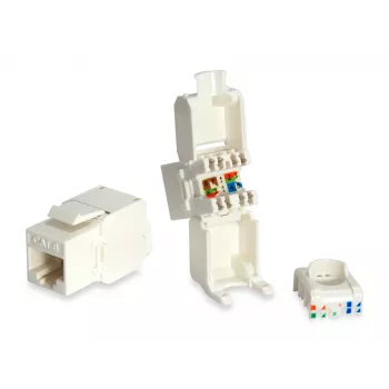 Cat.6 neslēgts keystone ligzda bezinstrumentu Equip 769216