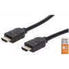 HDMI kabelis vīrietis-vīrietis Manhattan HDMM2MP 1,8m melns
