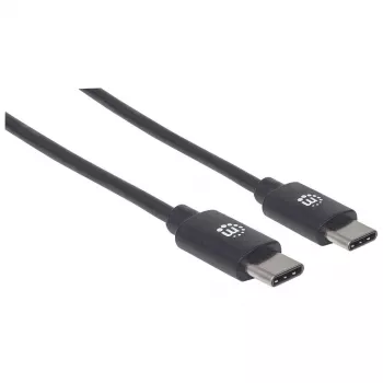 USB-C kabelis Manhattan USB2CC1M 1 m, vīrišķais–vīrišķais