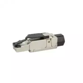 Tīkla kabelis LogiLink MP0040 RJ-45 1m Melns Metālisks