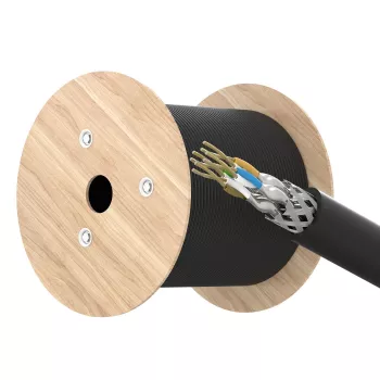 Lanview LVN6305SOUT – Cat6A S/FTP āra tīkla kabelis PUR apvalkā, 10G, 500 MHz