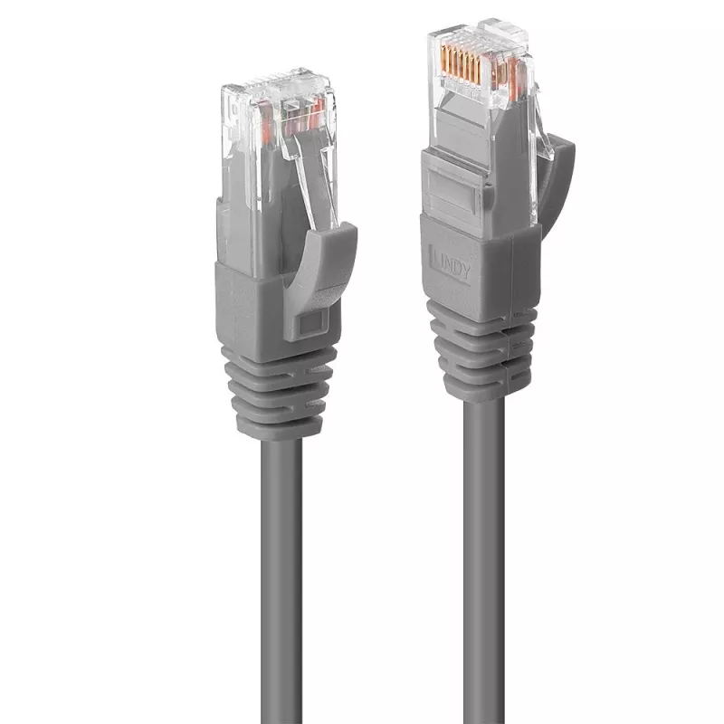 Lindy 45407 tīkla kabelis 10 m Cat6 U/UTP (UTP) Pelēks