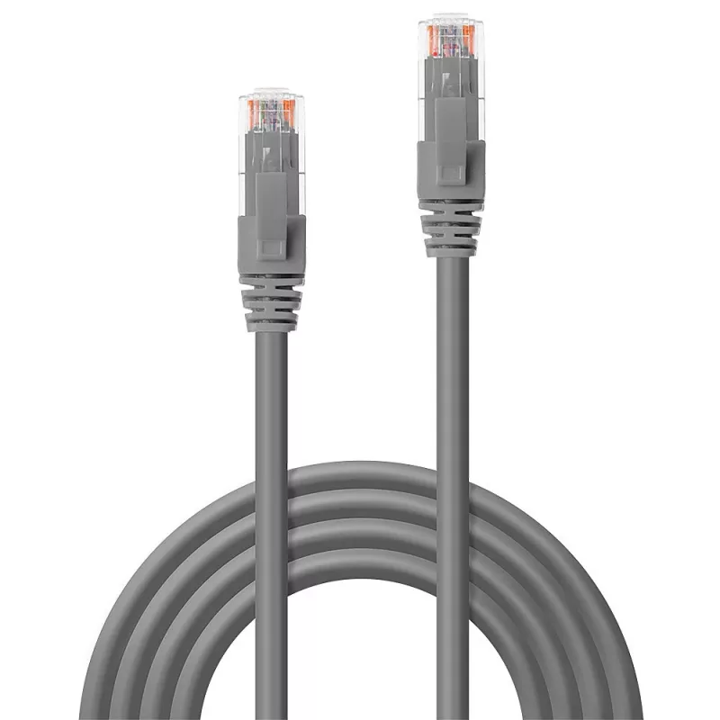 Lindy 45407 tīkla kabelis 10 m Cat6 U/UTP (UTP) Pelēks