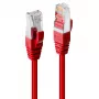 Tīkla kabelis Lindy Cat.6 SSTP/S/FTP PIMF Premium 0,5m Sarkans