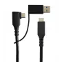 MicroConnect USB3.1CC1MDE-N USB kabelis USB 3.2 Gen 1 (3.1 Gen 1) 1 m USB C Melns