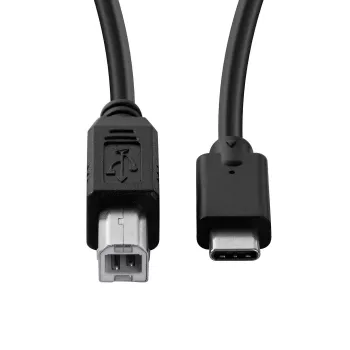 Microconnect USB3.1C2B5 USB kabelis USB 2.0 5 m USB-C uz USB-B Melns