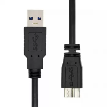 ProXtend USB-A 3.2 Gen 1 uz Micro B kabelis melns 1m 5 Gbit/s