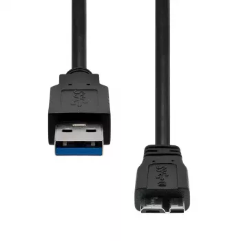 ProXtend USB-A 3.2 Gen 1 uz Micro B kabelis melns 0,5m