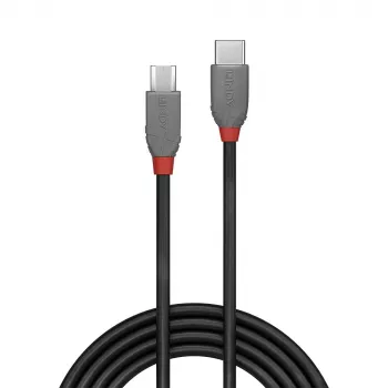 Lindy 3m USB 2.0 Type C uz Micro-B kabelis, Anthra Line