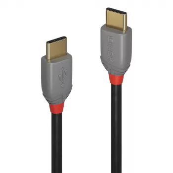 Lindy 3m USB 2.0 Type C uz C kabelis, Anthra Line