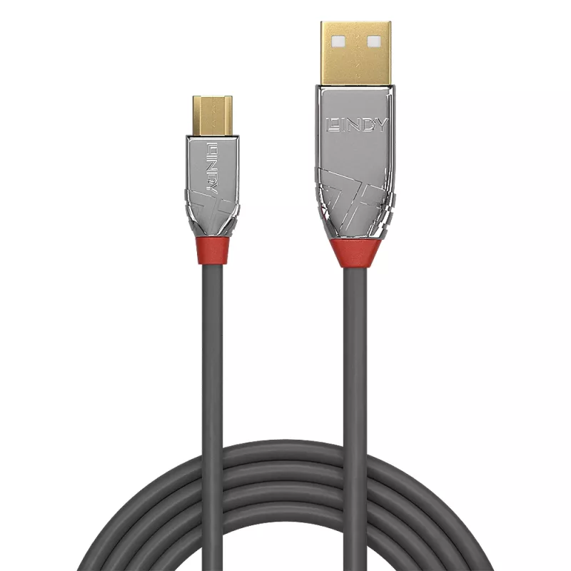 Lindy 2 m USB 2.0 A–Micro-B kabelis, Cromo Line