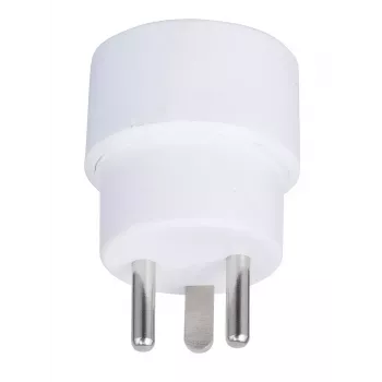 Microconnect GRUPADK strāvas kontaktdakšas adapteris Tips K (DK) uz Tips E (FR) Balts
