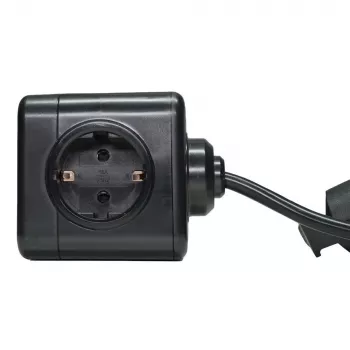 Microconnect GRUCUBE2USB-B3 pagarinātājs 3 m 3 kontaktligzdas Melns