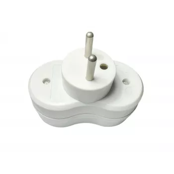 MicroConnect MC-PLUGOOEU1+2FRW spraudkontakta ieslēgšanas/izslēgšanas slēdzis, EU tips