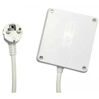 MicroConnect MC-PSSQUARE040150FRW pagarinātājs 1.5 m 4 kontaktligzdas Iekštelpām Balts