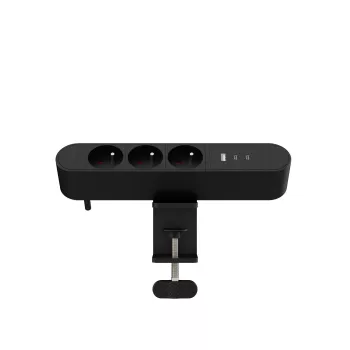 Strāvas rozetes bloks MicroConnect MC-MDPS-FR3-30W — 3 kontaktligzdas, 30W