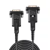 Lindy 70m Šķiedru optikas hibrīda Micro-HDMI 18G kabelis ar noņemamiem HDMI un DVI savienotājiem