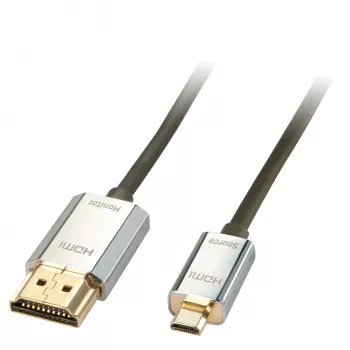 Lindy 3m CROMO Slim Active High Speed HDMI 2.0 A/D kabelis ar Ethernet un 4K atbalstu