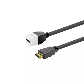 VivoLink PROKEYHDMIFM1W Balts – HDMI sieviešu keystone modulis sienas plates montāžai