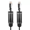 HDMI kabelis Lindy 38527 10 m HDMI Type A vīriešu–vīriešu HDMI 2.1 48 Gbit/s apzeltīti kontakti melns