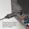HDMI kabelis Lindy 38527 10 m HDMI Type A vīriešu–vīriešu HDMI 2.1 48 Gbit/s apzeltīti kontakti melns