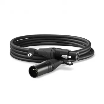 RØDE XLR3M audio kabelis 3 m XLR melns vīrietis uz sievieti
