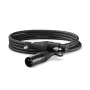 RØDE XLR3M audio kabelis 3 m XLR melns vīrietis uz sievieti