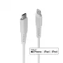 Lindy 2m USB C uz Lightning kabelis, balts