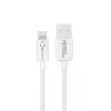 MicroConnect ECO-LIGHTNING1 1m Balts USB-A uz Lightning kabelis no pārstrādātiem materiāliem