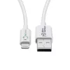 MicroConnect ECO-LIGHTNING1 1m Balts USB-A uz Lightning kabelis no pārstrādātiem materiāliem