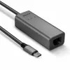 Lindy 43314 USB 3.1 Type C uz 2,5G Ethernet pārveidotājs, 10M/100M/1G/2,5G, sudraba