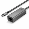 Lindy 43314 USB 3.1 Type C uz 2,5G Ethernet pārveidotājs, 10M/100M/1G/2,5G, sudraba