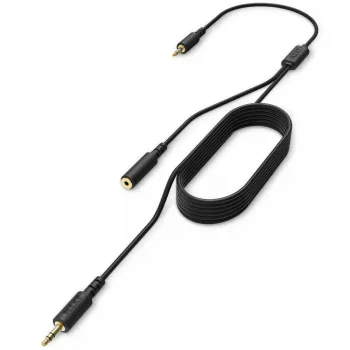 Audio kabelis NZXT ST-ACCC1-WW 2m 2x3.5mm TRRS Melns