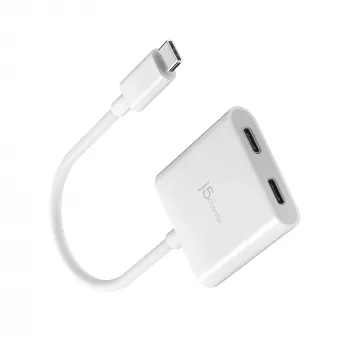 USB-C uz Diviem USB-C Adapteris j5create JCA164-N 3840x2160 240Hz