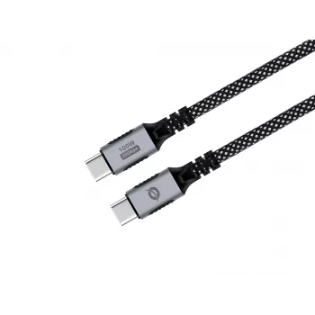 USB-C uz USB-C kabelis CONCEPTRONIC ETTA07B20 — USB 3.2 Gen 2x2, 2 m, 20 Gbps, PD 3.0 100W, 4K@60Hz, E-mark