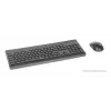Bezvadu tastatūra Manhattan 180771 QWERTY Melna ar peli