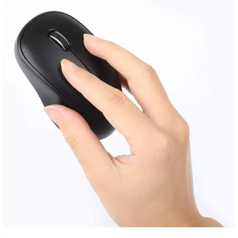 Bezvadu tastatūra Manhattan 180771 QWERTY Melna ar peli